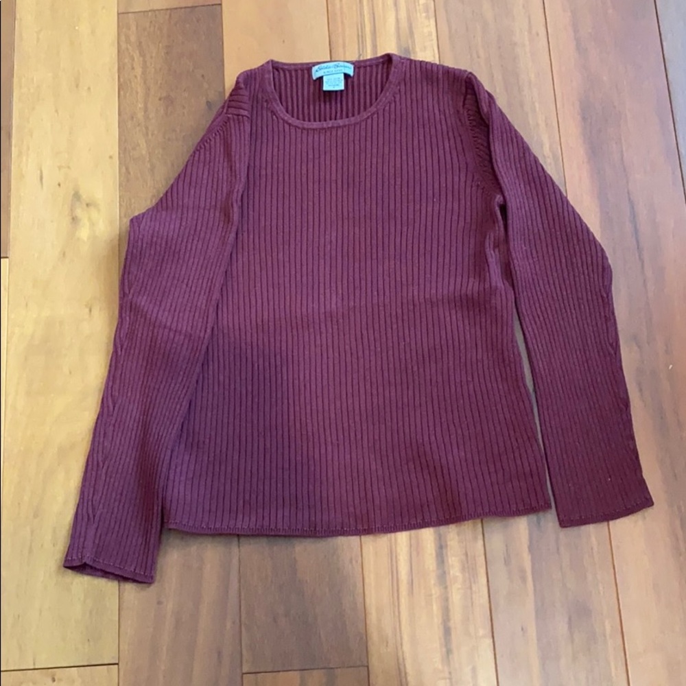 Maroon long sleeve tee